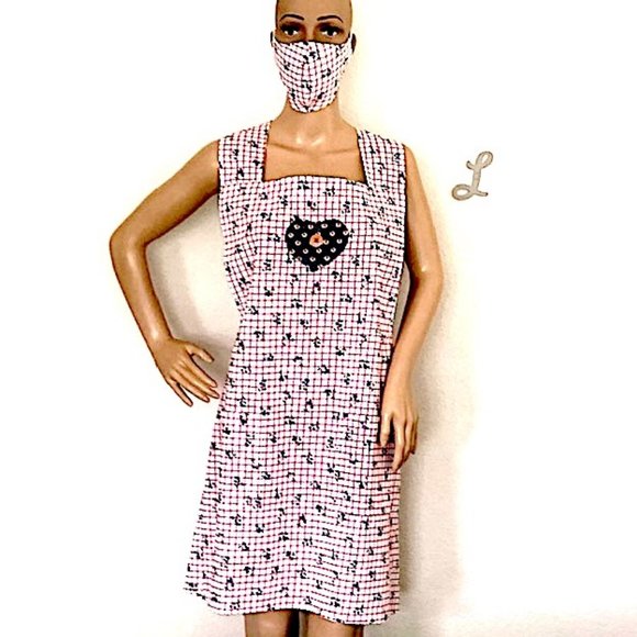 Rich Creek Lizzie Other - Pinafore Apron & Face Mask Foodie Gift